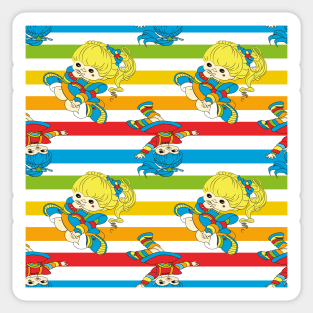 rainbow rainbow brite Sticker